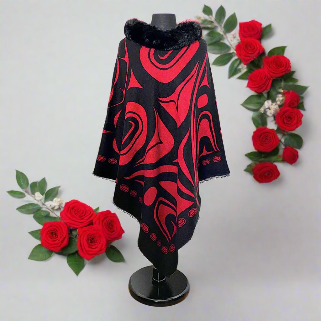 Hooded Plush Wrap main image 1
