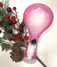 Load image into Gallery viewer, Pink Pearl Feather Spoon Rests