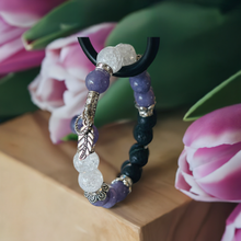 Load image into Gallery viewer, Mocs N More Totem Bracelets - Purple Aqua Marine