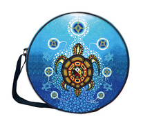 Load image into Gallery viewer, Drum Bags - Medicine Turtle 14&quot;
