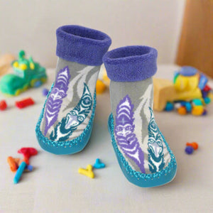 Baby Booties - Feathers