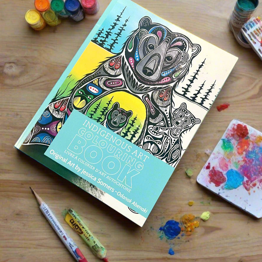 Indigenous Art Coloring Books - Authentic Cultural Designs | Mocs n More