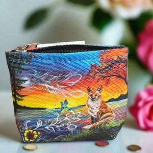 New Canvas Coin Purse - Daytime Dreamer