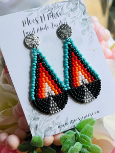 Mocs N More Earrings - Fire Dangle