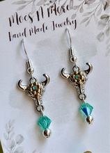 Load image into Gallery viewer, NEW Mocs N More Earrings - Buffalo &amp; Crystal