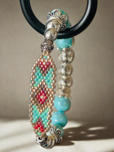 Load image into Gallery viewer, Mocs N More Totem Bracelets - Beaded Turquoise