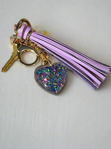 Mocs N More - Brilliant Heart Keychains or Purse Tassels