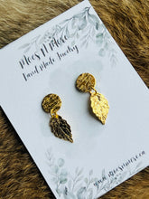 Load image into Gallery viewer, Mocs N More Earrings - Gold Leaf Earrings