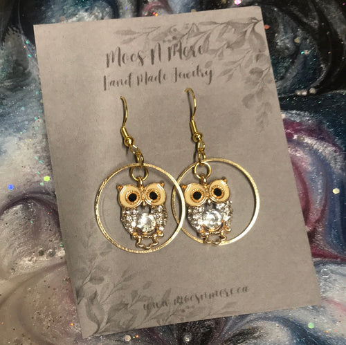 Mocs N More - Owl Earrings