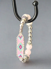 Load image into Gallery viewer, Mocs N More Totem Bracelets - Beaded Rose Quartz