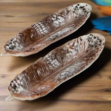 Load image into Gallery viewer, Feather Tray - Spotted Feather