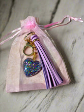 Load image into Gallery viewer, Mocs N More - Brilliant Heart Keychains or Purse Tassels