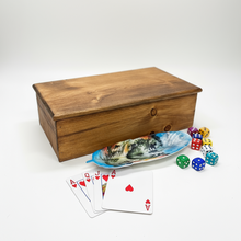 Load image into Gallery viewer, Mocs N More Art Boxes - Men's Trinket Box Dark Stain