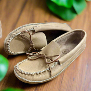 Men's Smooth Moose Hide Moccasins