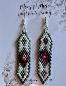 NEW Mocs N More Earrings - Feather Diamond