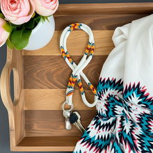 Load image into Gallery viewer, New Beaded Lanyard - White