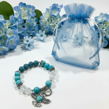 Load image into Gallery viewer, Mocs N More Totem Bracelets - Turquoise Thunderbird