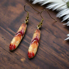 Load image into Gallery viewer, NEW Mocs N More Earrings -Tribal Feathers Joyful Heart