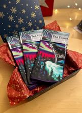 Load image into Gallery viewer, Tea Towels- Sky Dance Wolf Song