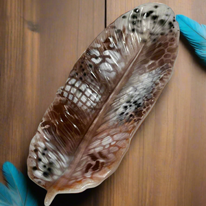 Feather Tray - Spotted Feather