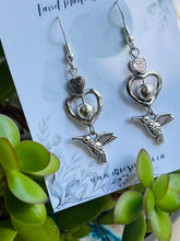 Load image into Gallery viewer, Mocs N More Earrings - Hummingbird Love