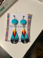 Load image into Gallery viewer, Mocs N More Earrings - A Little Bit of Turquoise