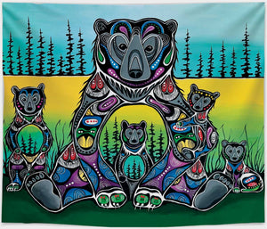 New Fleece Blanket - Bear Medicine