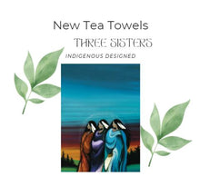 Load image into Gallery viewer, Tea Towels- Indigenous Design Three Sisters