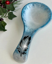 Load image into Gallery viewer, NEW Blue Ice Feather Spoon Rest