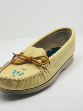 Load image into Gallery viewer, Women Leather Moccasins - Outdoor/Indoor Unlined Tan ON SALE NOW