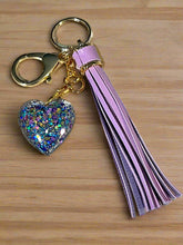 Load image into Gallery viewer, Mocs N More - Brilliant Heart Keychains or Purse Tassels