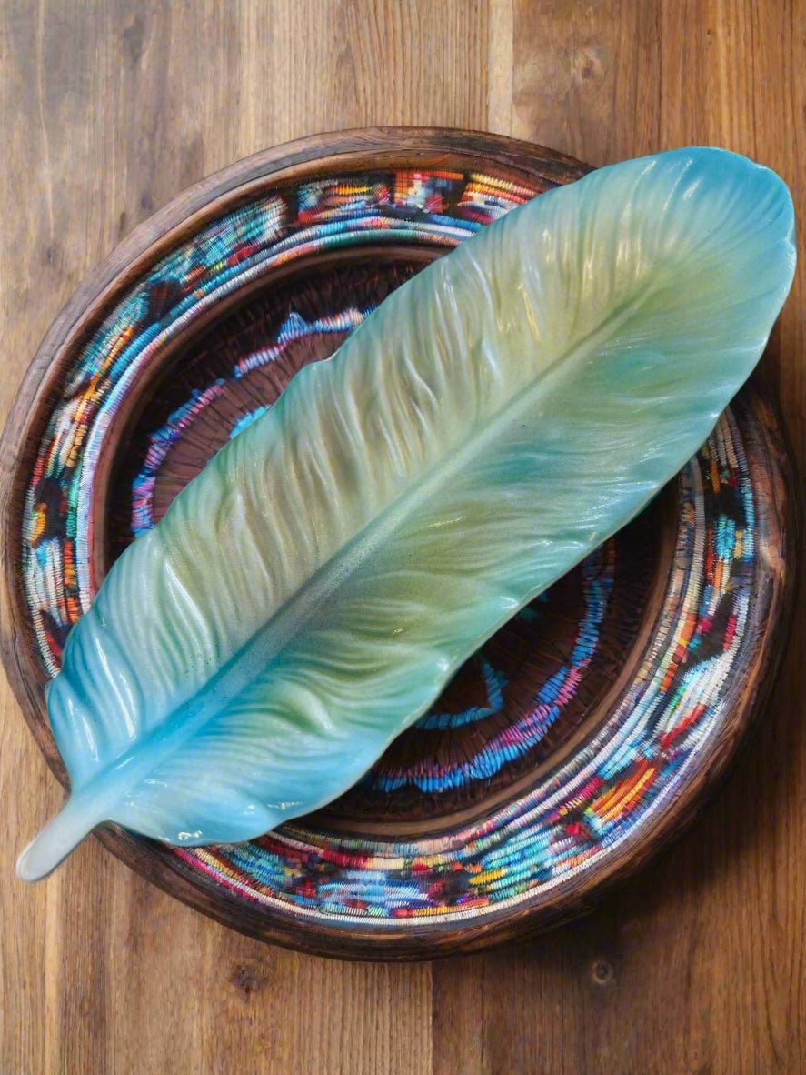 Feather Tray - Rainbow Colors