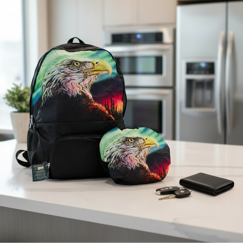 Foldable Indigenous Designed Backpacks - Sacred Messenger