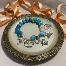 Load image into Gallery viewer, Mocs N More Totem Bracelets - Blue Agate