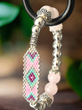 Load image into Gallery viewer, Mocs N More Totem Bracelets - Beaded Rose Quartz