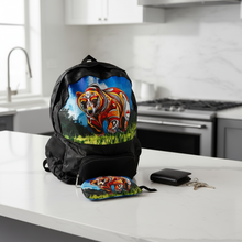 Load image into Gallery viewer, Foldable Indigenous Designed Backpacks - Spirit Bear