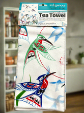 Load image into Gallery viewer, Tea Towels- Garden of Hummingbird