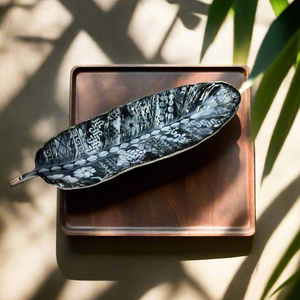 Feather Tray - Tribal Feather