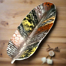 Load image into Gallery viewer, Feather Tray - Tribal Feather