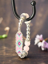 Load image into Gallery viewer, Mocs N More Totem Bracelets - Beaded Rose Quartz