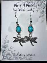 Load image into Gallery viewer, Mocs N More Earrings - Beautiful Dragonfly