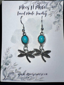 Mocs N More Earrings - Beautiful Dragonfly