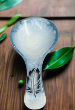 Load image into Gallery viewer, NEW Blue Ice Feather Spoon Rest