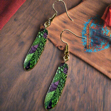 Load image into Gallery viewer, NEW Mocs N More Earrings -Tribal Feathers Warrior Woman