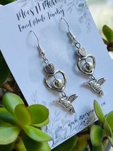 Load image into Gallery viewer, Mocs N More Earrings - Hummingbird Love