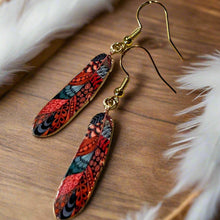 Load image into Gallery viewer, NEW Mocs N More Earrings -Tribal Feathers