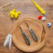 Load image into Gallery viewer, NEW Mocs N More Earrings -Tribal Feathers Wisdom