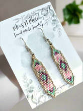 Load image into Gallery viewer, Mocs N More - Perfectly Dressed Beaded Earrings