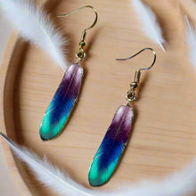 Load image into Gallery viewer, NEW Mocs N More Earrings -Tribal Feathers Spirit Guide