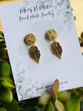 Load image into Gallery viewer, Mocs N More Earrings - Gold Leaf Earrings